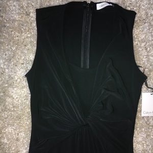Calvin Klein Simple, Elegant Black Long Gown Sz 4